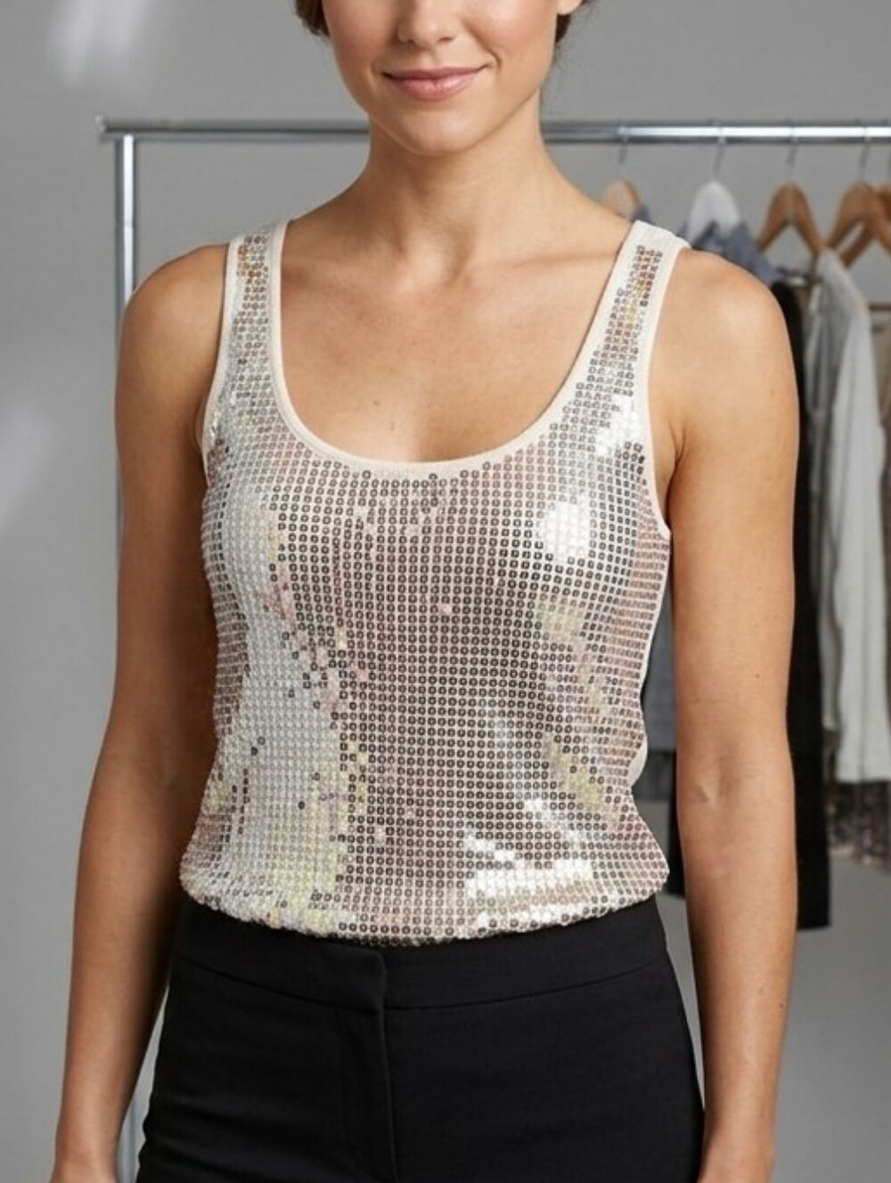 🦋Sequin tank top,Medium🦋